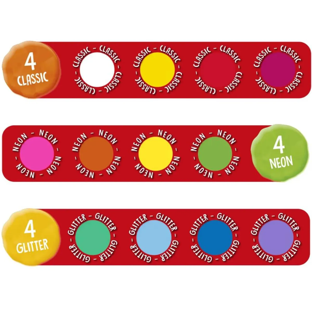 CREAMANIA UNISEX Steam|Arte Y Manualidades*Creamania - 12 botes de pasta de modelar 142gr