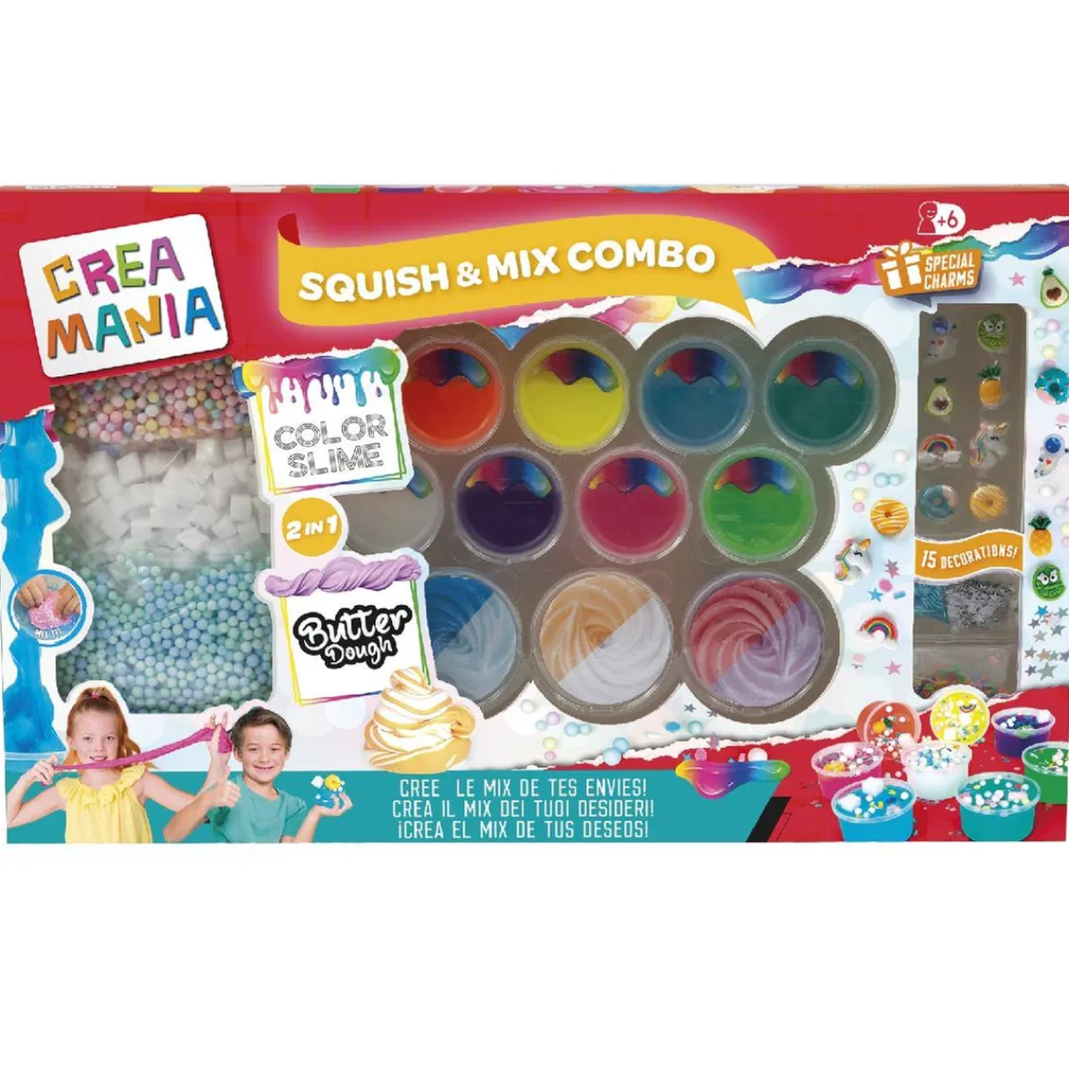 CREAMANIA Arte Y Manualidades*- Combo amasa y mezcla