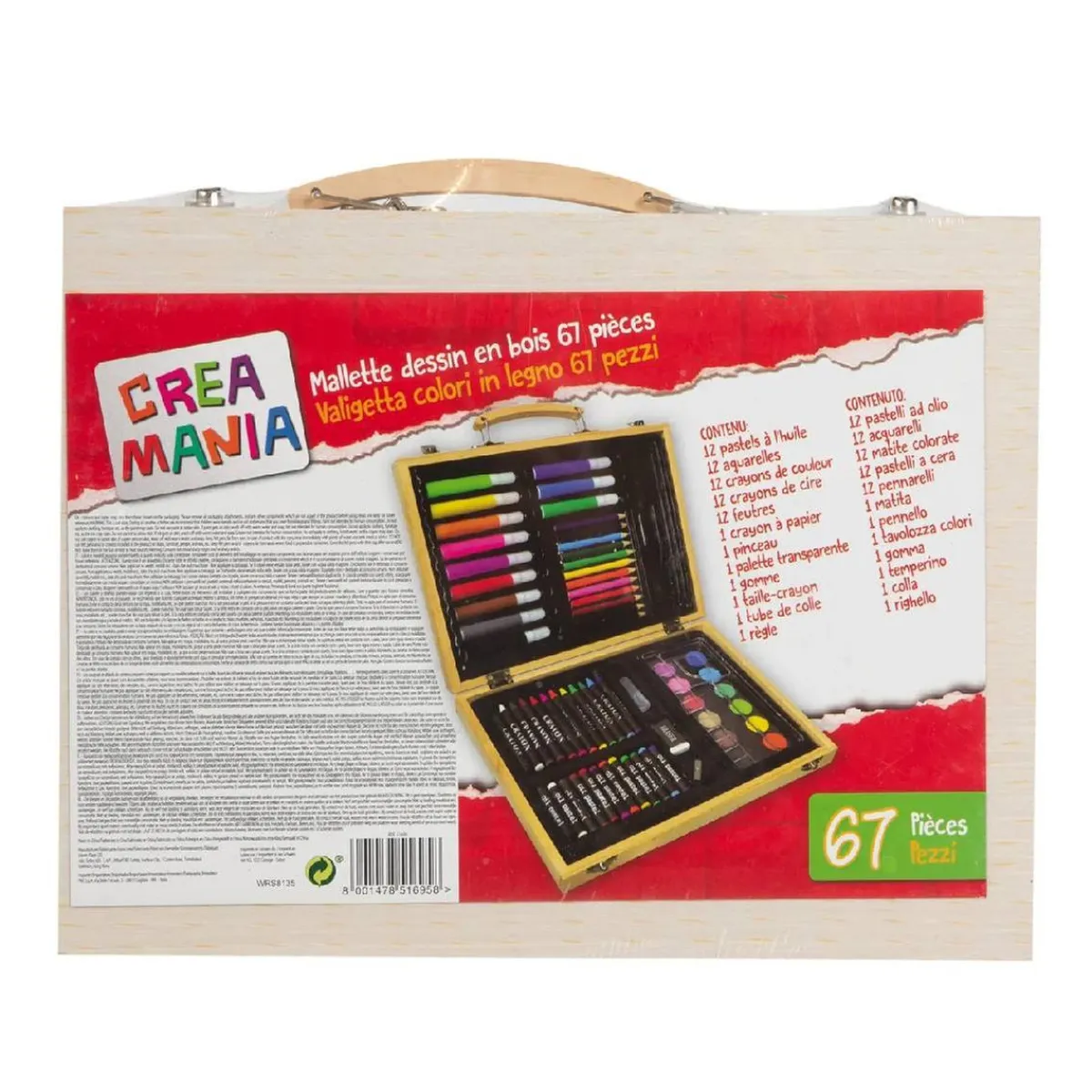 CREAMANIA UNISEX Arte Y Manualidades*Creamania - Maletín de artista 67 piezas