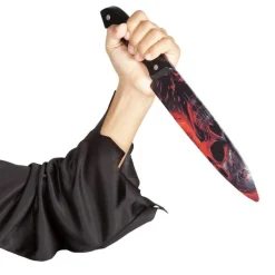 RUBIE'S Disfraces|Halloween*Cuchillo Skull Impreso - 30 cm