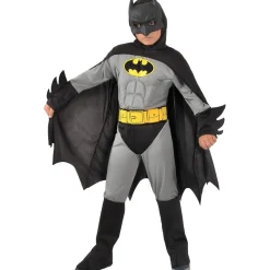 BATMAN Disfraces|Halloween*DC Cómics - Disfraz gris con músculos 8-10 años