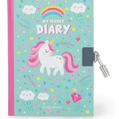 TOYS "R" US Estilo De Vida*Diario secreto con candado y marcapáginas, tema unicornio