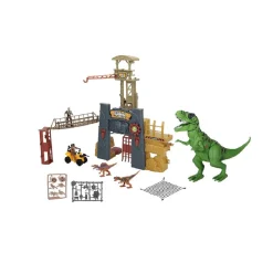 TRUE HEROES Figuras De Acción*Dino Valley - Fortaleza con torre y tiranosaurio