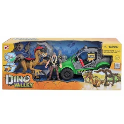 CHAP MEI PLASTIC TOYS MFY Figuras De Acción*Dino Valley - Playset con vehículo