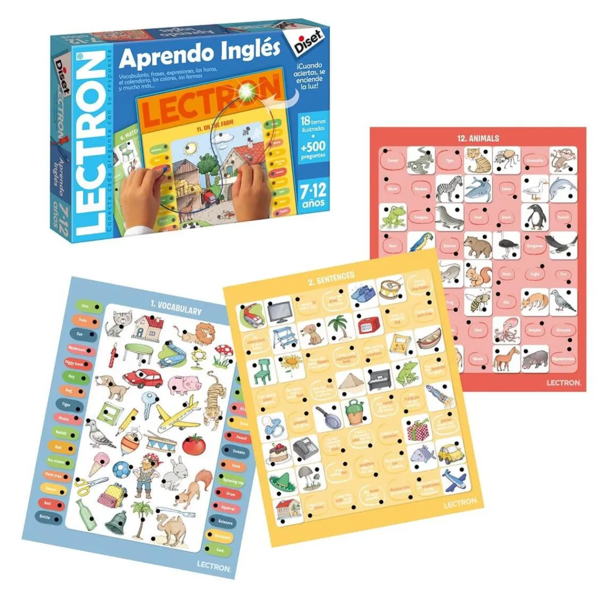 DISET Juguetes Educativos Y Libros|Juegos Y Puzzles*- Lectron Aprendo Inglés