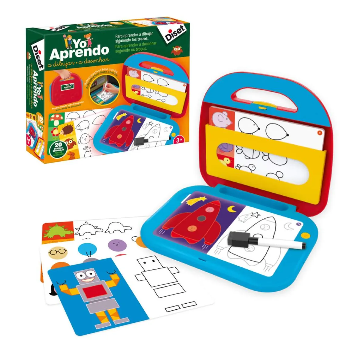 DISET Juguetes Educativos Y Libros|Juegos Y Puzzles*- Yo Aprendo a Dibujar