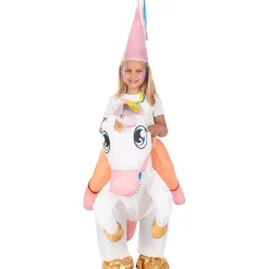 Funidelia Disfraces|Halloween*Disfraz a hombros de unicornio hinchable para niños Talla única