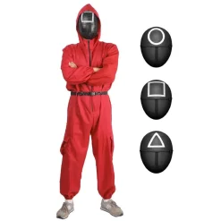 TOYS "R" US Disfraces|Halloween*Disfraz adulto Guardián del juego del calamar Talla M