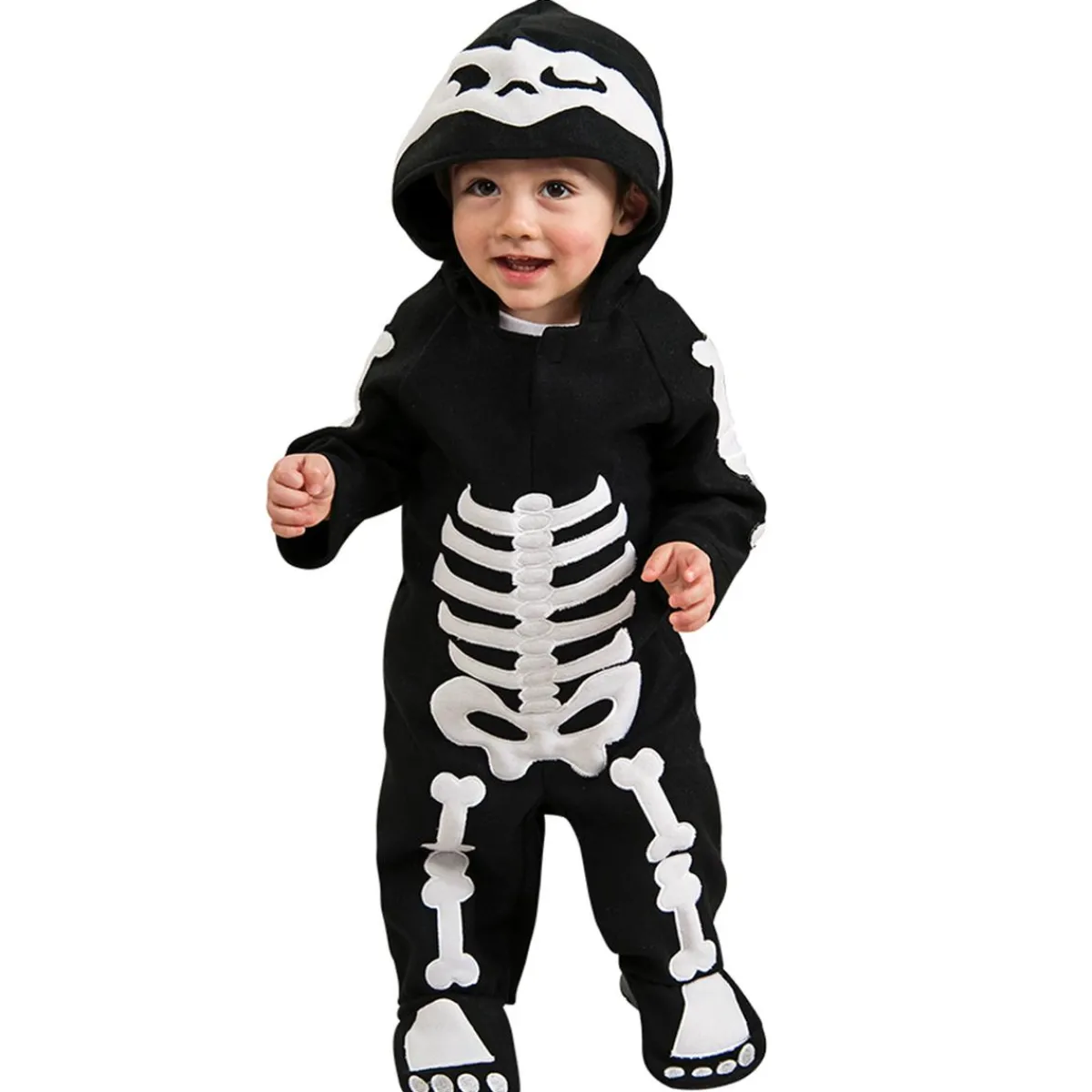 RUBIE'S Halloween|Disfraces*Disfraz Bebé - Esqueleto 6-12 meses