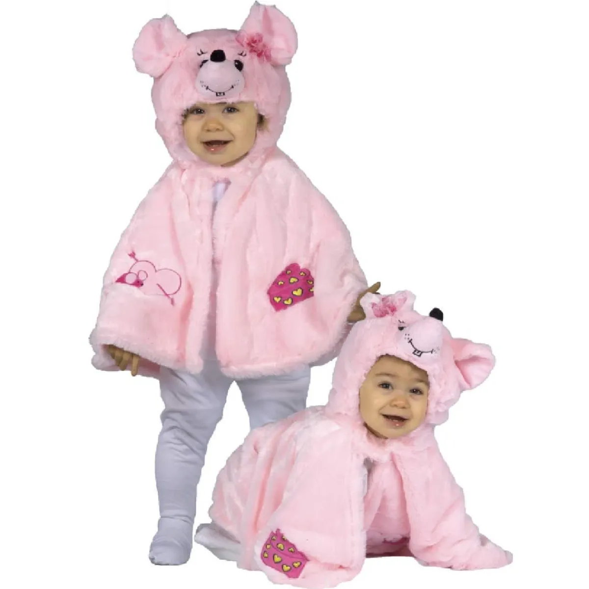 TOYS "R" US Disfraces|Halloween*Disfraz capa ratoncito 0-4 meses