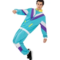 Funidelia Disfraces|Halloween*Disfraz chándal de los Años 80 para adulto XXL