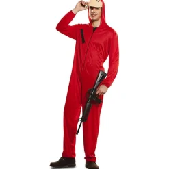 CLEMENTONI Disfraces|Halloween*Disfraz con máscara La Casa de Papel talla XL, color rojo ㅤ