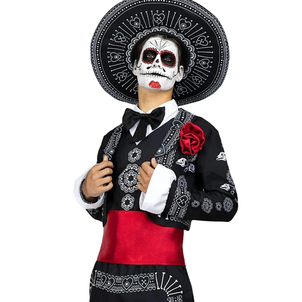 Funidelia Disfraces|Halloween*Disfraz Día de los Muertos hombre XXL