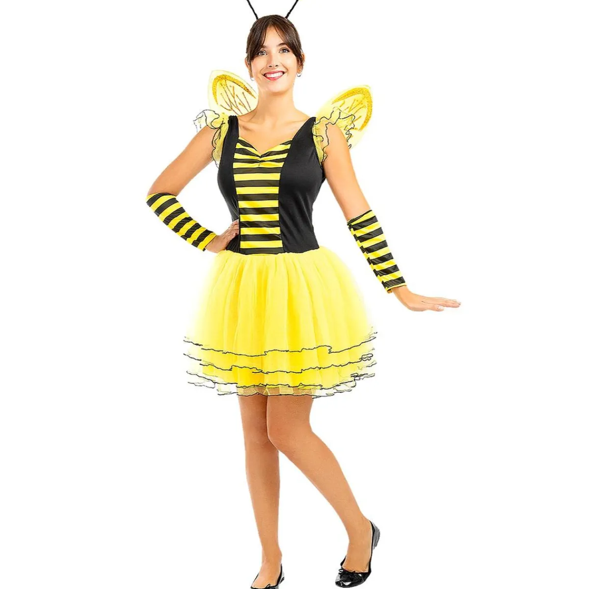 Funidelia Disfraces|Halloween*Disfraz de abeja para mujer L