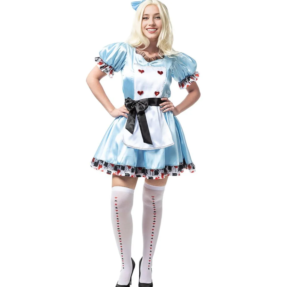 Funidelia Halloween|Disfraces*Disfraz de Alicia Deluxe para mujer XL