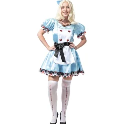 Funidelia Disfraces|Halloween*Disfraz de Alicia Deluxe para mujer XXL