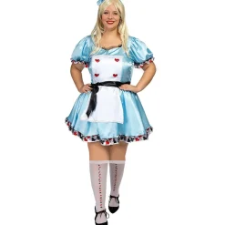 Funidelia Disfraces|Halloween*Disfraz de Alicia Deluxe para mujer XXL