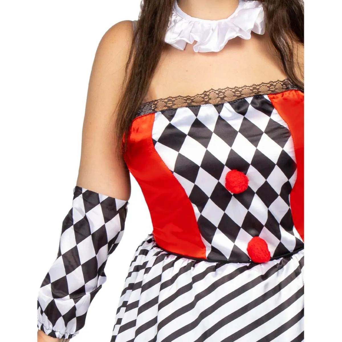 Funidelia Disfraces|Halloween*Disfraz de Arlequín para mujer XXL