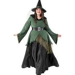 Funidelia Disfraces|Halloween*Disfraz de bruja deluxe mujer M