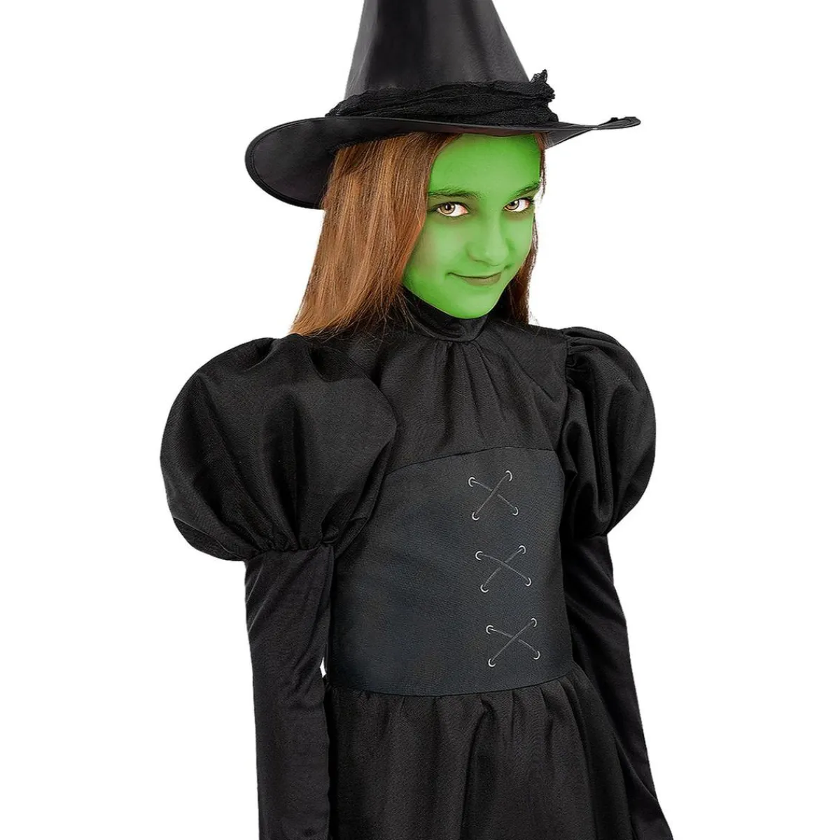 Funidelia Disfraces|Halloween*Disfraz de Bruja Mala del Oeste para niña - El Mago de Oz 7-9 años