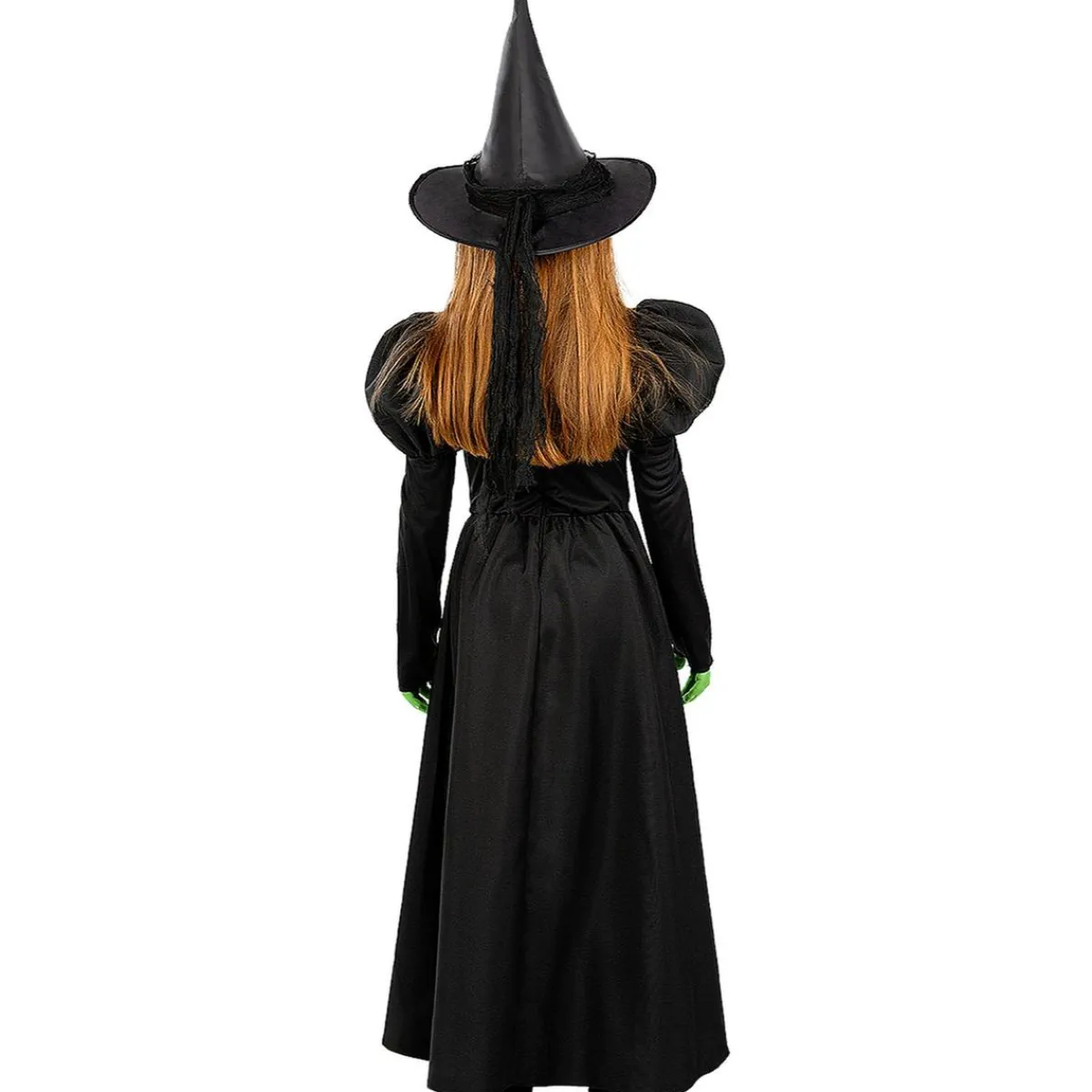 Funidelia Disfraces|Halloween*Disfraz de Bruja Mala del Oeste para niña - El Mago de Oz 7-9 años