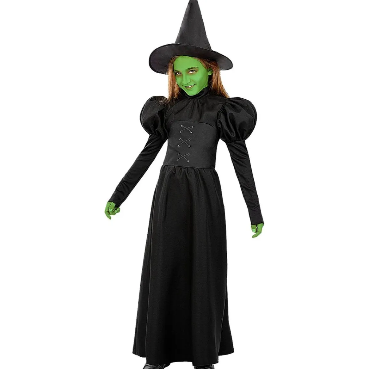 Funidelia Disfraces|Halloween*Disfraz de Bruja Mala del Oeste para niña - El Mago de Oz 10-12 años