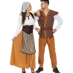 Funidelia Disfraces|Halloween*Disfraz de campesina medieval para mujer M