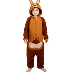 Funidelia Halloween|Disfraces*Disfraz de canguro onesie para niños 5-6 años