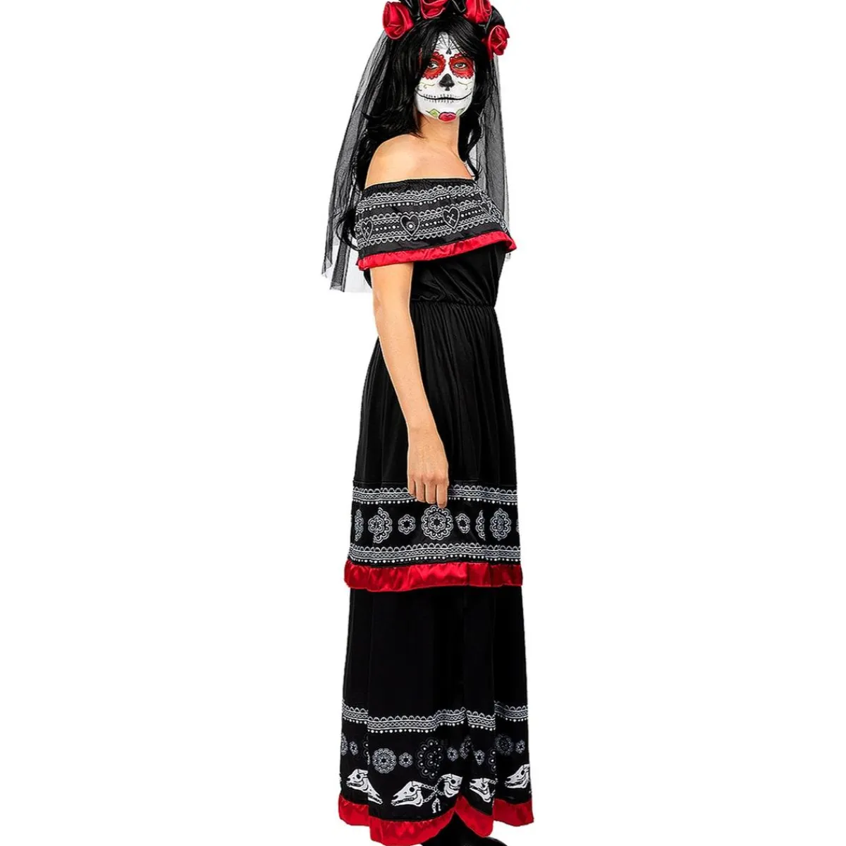 Funidelia Disfraces|Halloween*Disfraz de Catrina mujer XL