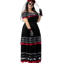 Funidelia Disfraces|Halloween*Disfraz de Catrina mujer XS
