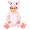 Funidelia Halloween|Disfraces*Disfraz de cerdo para bebé 0-6 meses