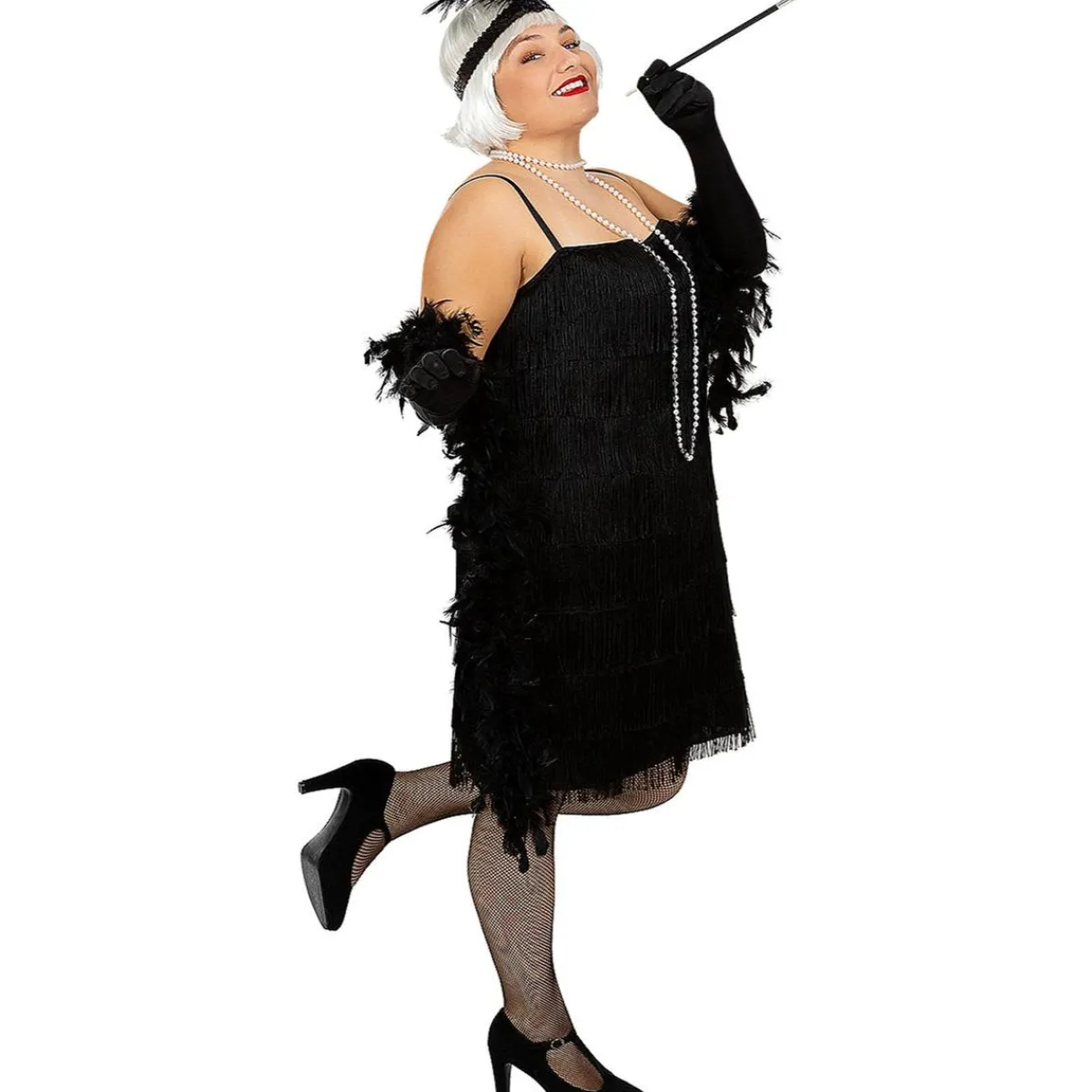 Funidelia Disfraces|Halloween*Disfraz de charlestón años 20 para mujer XL