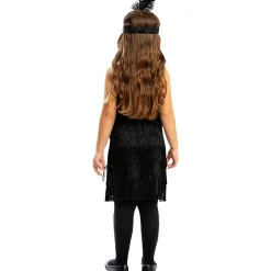 Funidelia Halloween|Disfraces*Disfraz de charlestón negro para niña 3-4 años