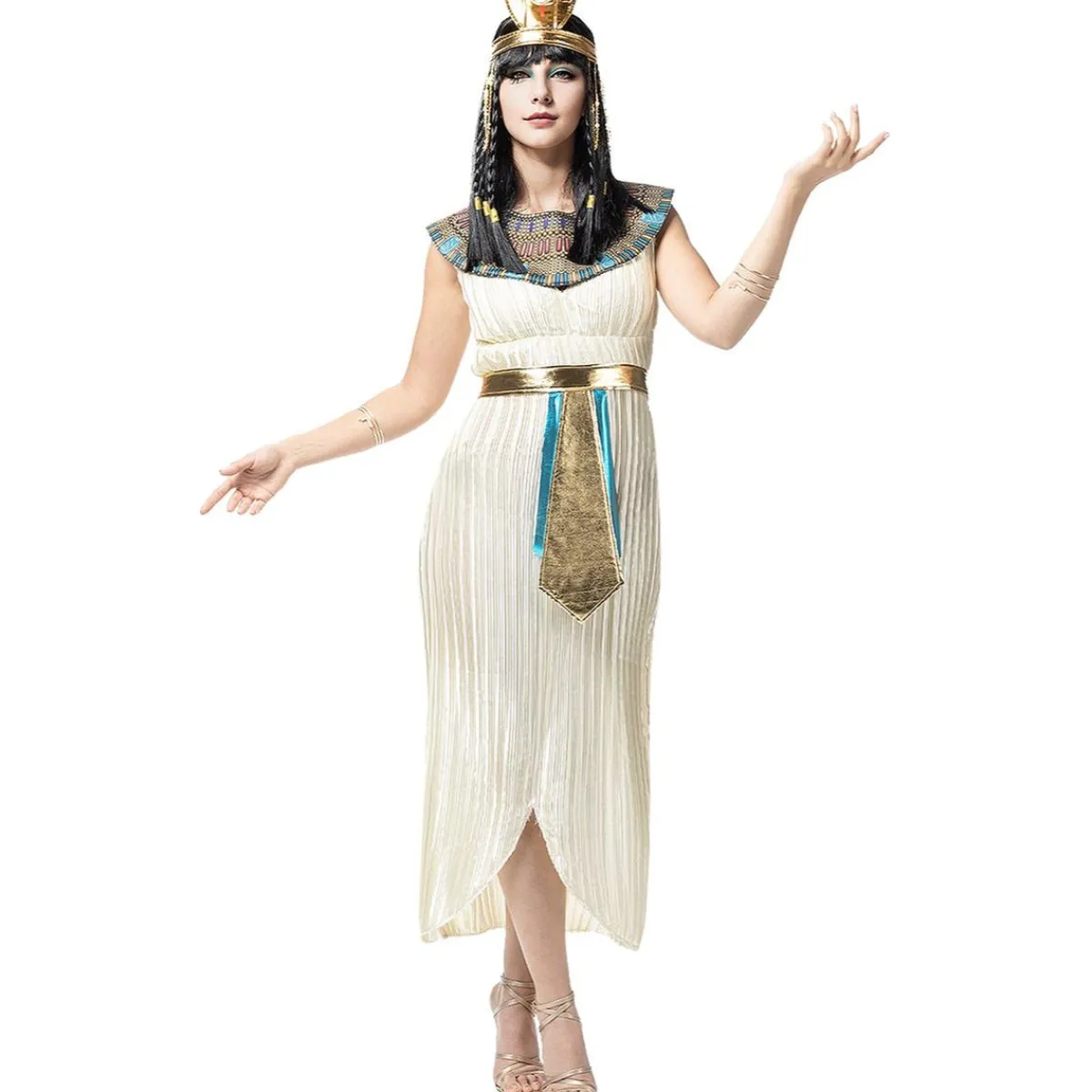 Funidelia Disfraces|Halloween*Disfraz de Cleopatra elegante para mujer XXL
