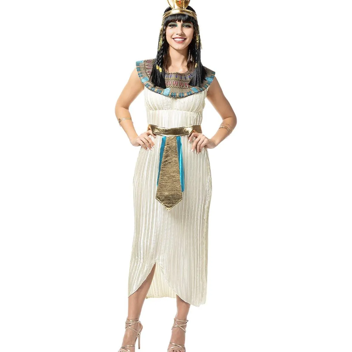 Funidelia Disfraces|Halloween*Disfraz de Cleopatra elegante para mujer XL