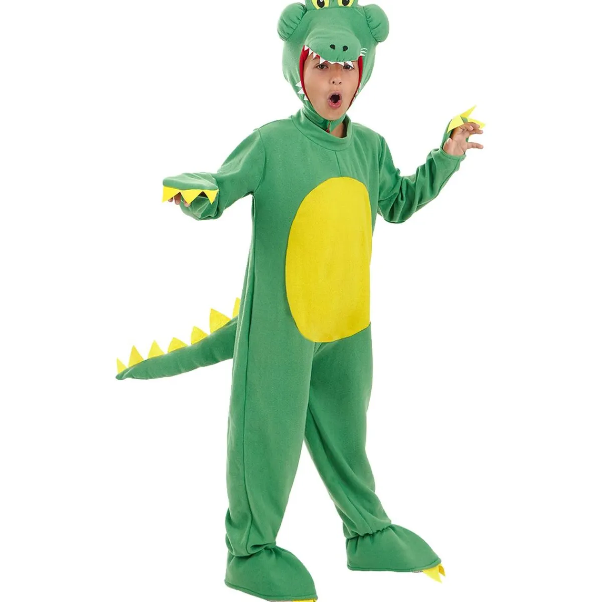 Funidelia Disfraces|Halloween*Disfraz de cocodrilo niño 10-12 años
