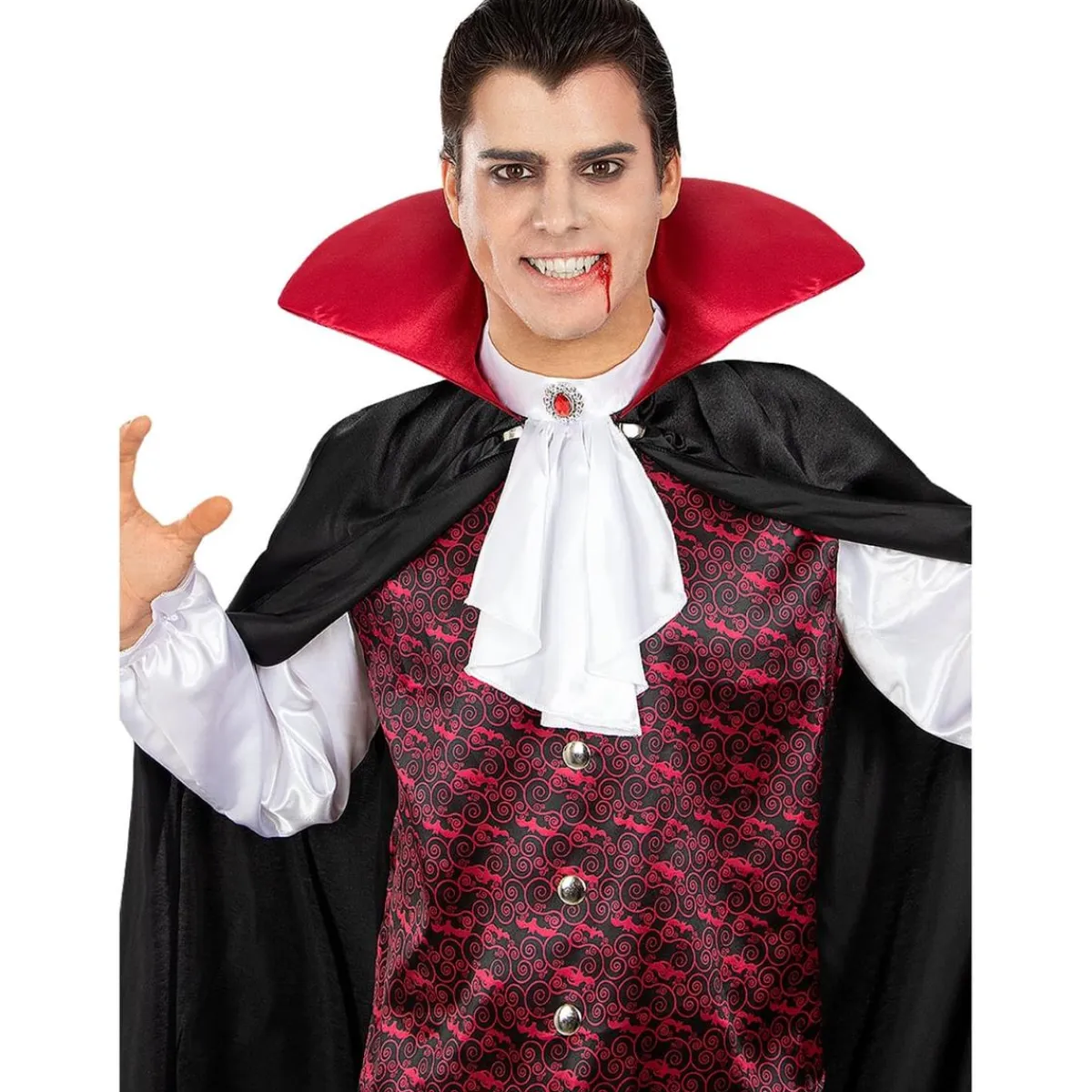 Funidelia Disfraces|Halloween*Disfraz de Conde Drácula hombre L