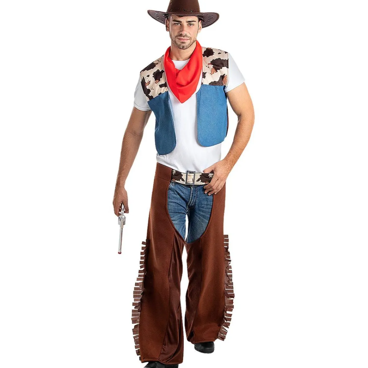 Funidelia Halloween|Disfraces*Disfraz de cowboy para hombre M-L