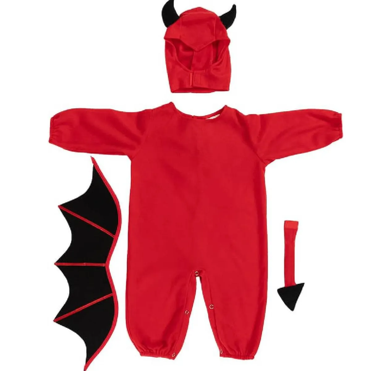 Funidelia Disfraces|Halloween*Disfraz de Diablo para bebé (6-12 meses)