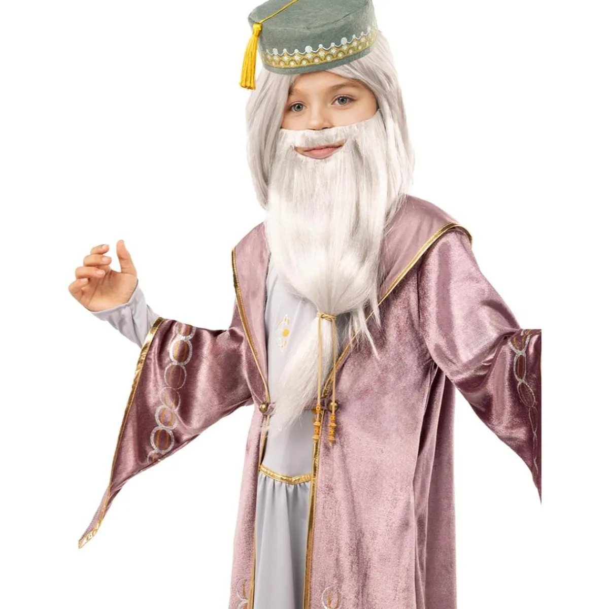 Funidelia Disfraces|Halloween*Disfraz de Dumbledore Harry Potter para niños 10-12 años