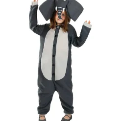 Funidelia Halloween|Disfraces*Disfraz de elefante onesie para niños 5-6 años