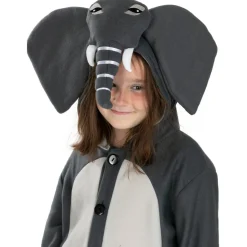 Funidelia Halloween|Disfraces*Disfraz de elefante onesie para niños 5-6 años