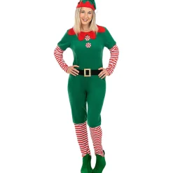 Funidelia Disfraces|Halloween*Disfraz de elfa navideña mujer XXL