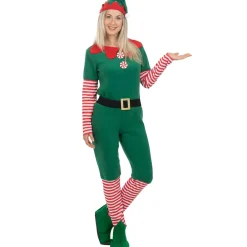Funidelia Disfraces|Halloween*Disfraz de elfa navideña mujer XXL