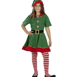 Funidelia Halloween|Disfraces*Disfraz de elfa navideña niña 3-4 años
