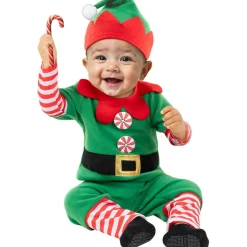 Funidelia Halloween*Disfraz de elfo navideño bebé 12-24 meses