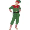 Funidelia Disfraces|Halloween*Disfraz de elfo navideño niño 10-12 años