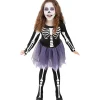 Funidelia Disfraces|Halloween*Disfraz de esqueleto niña 10-12 años
