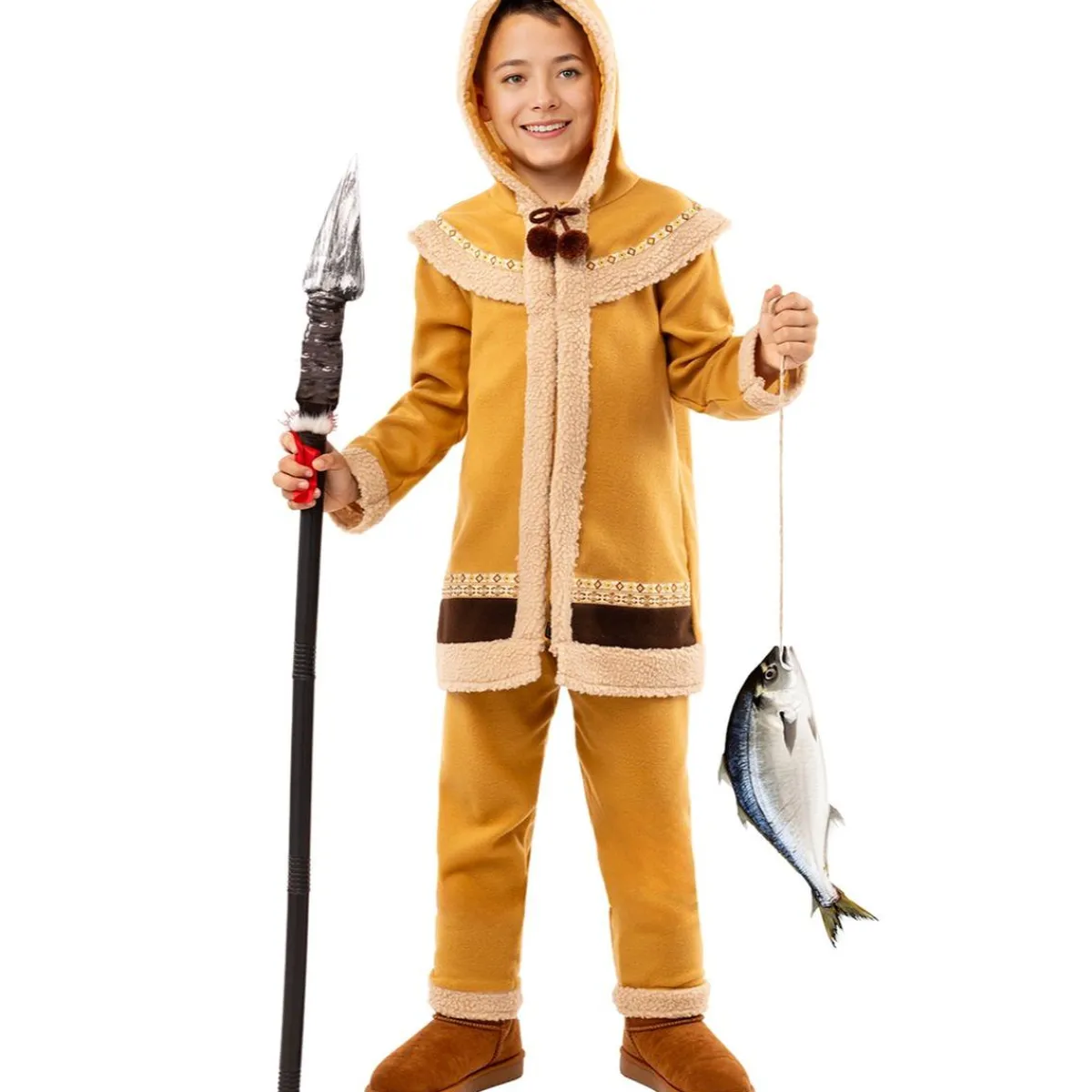 Funidelia Halloween|Disfraces*Disfraz de esquimal para niño 3-4 años