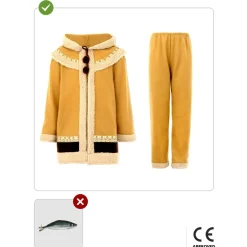 Funidelia Halloween|Disfraces*Disfraz de esquimal para niño 3-4 años